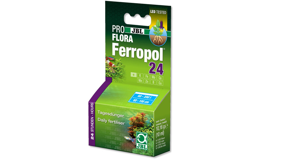 JBL Flora Ferropol 24 - GarnelenTv-Shop

JBL Flora Ferropol 24 – Tagesdünger für gesunde Aquarienpflanzen
