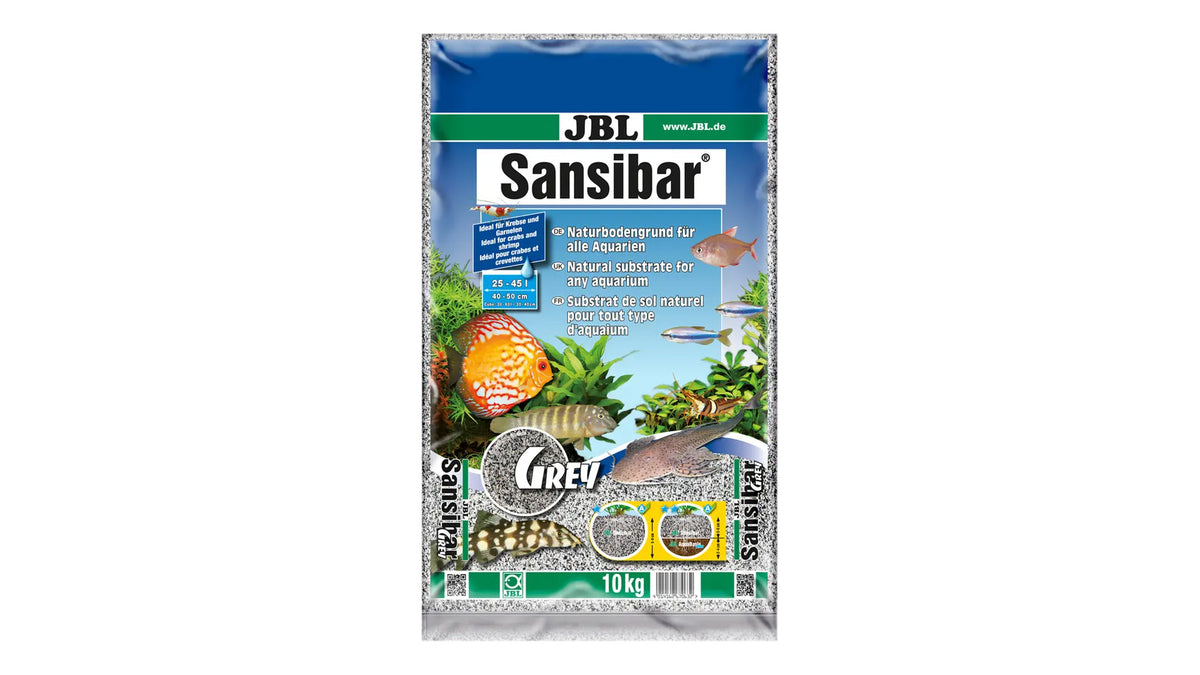JBL Sansibar Grey feiner Sandboden für Aquarien