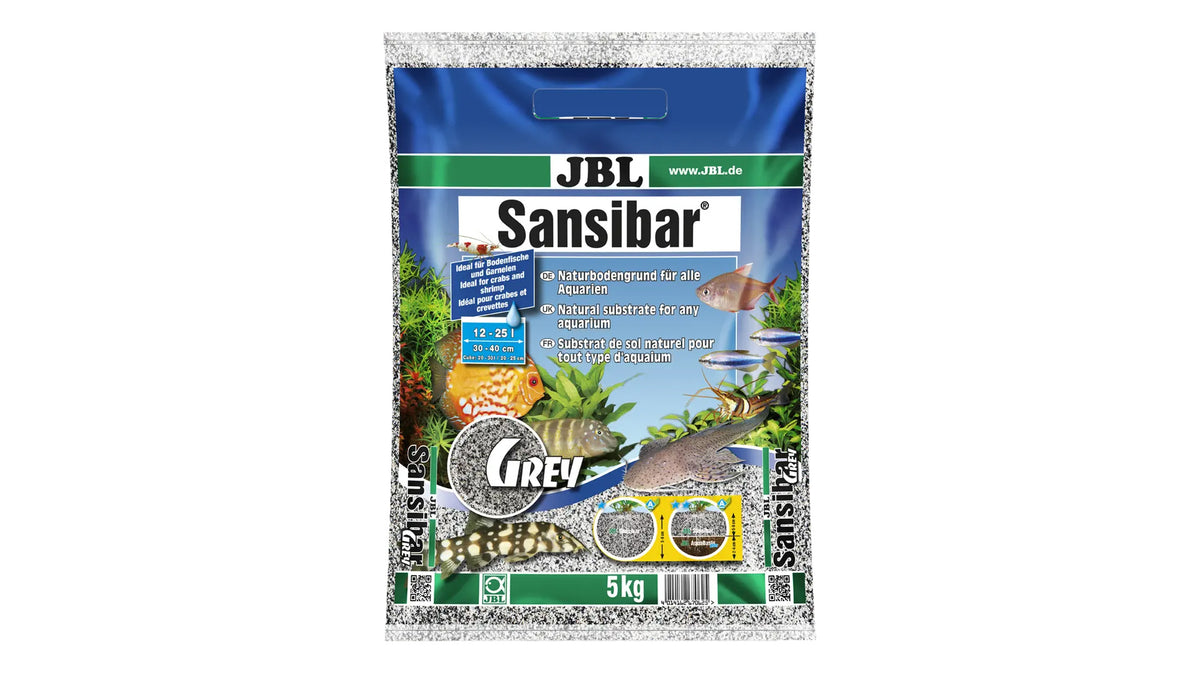 Grauer Aquarium Bodengrund JBL Sansibar Grey