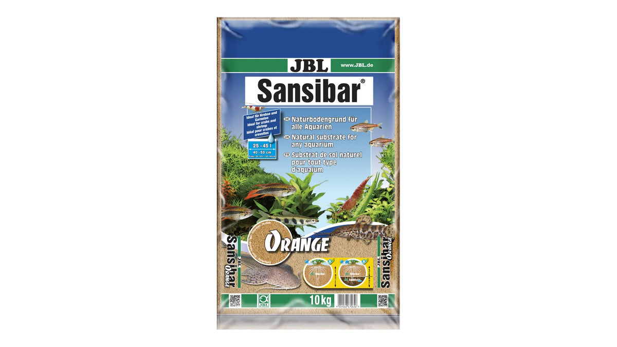 JBL Sansibar Orange – Feiner oranger Sand für Aquarien