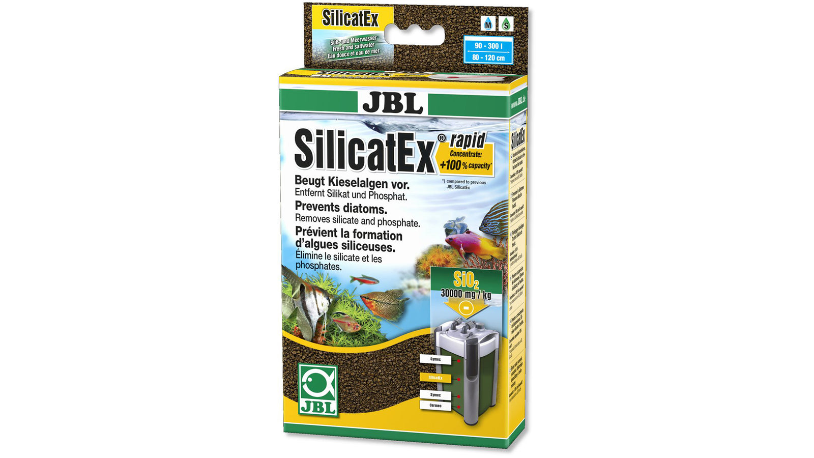 JBL SilicatEx rapid - 400 g - GarnelenTv-Shop

JBL SilicatEx Rapid 400g Filtermaterial für Silikatentfernung
