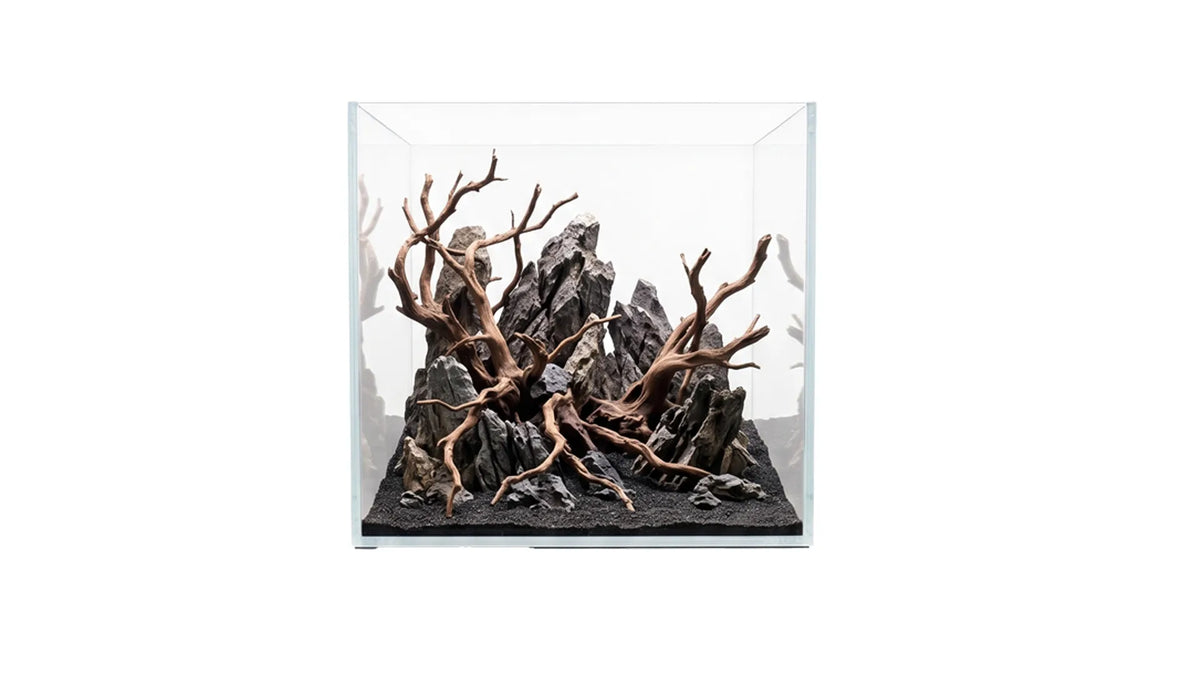 Aquascape Aquarium in einem Aquarium 41x39x40cm (LxTxH) 64l für IKEA Kallax