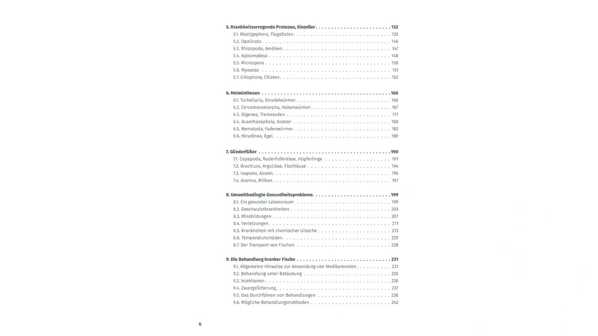 Inhalt vom Krankheiten der Zierfische Buch Dieter Untergasser Diagnose Behandlung Dähne Verlag
