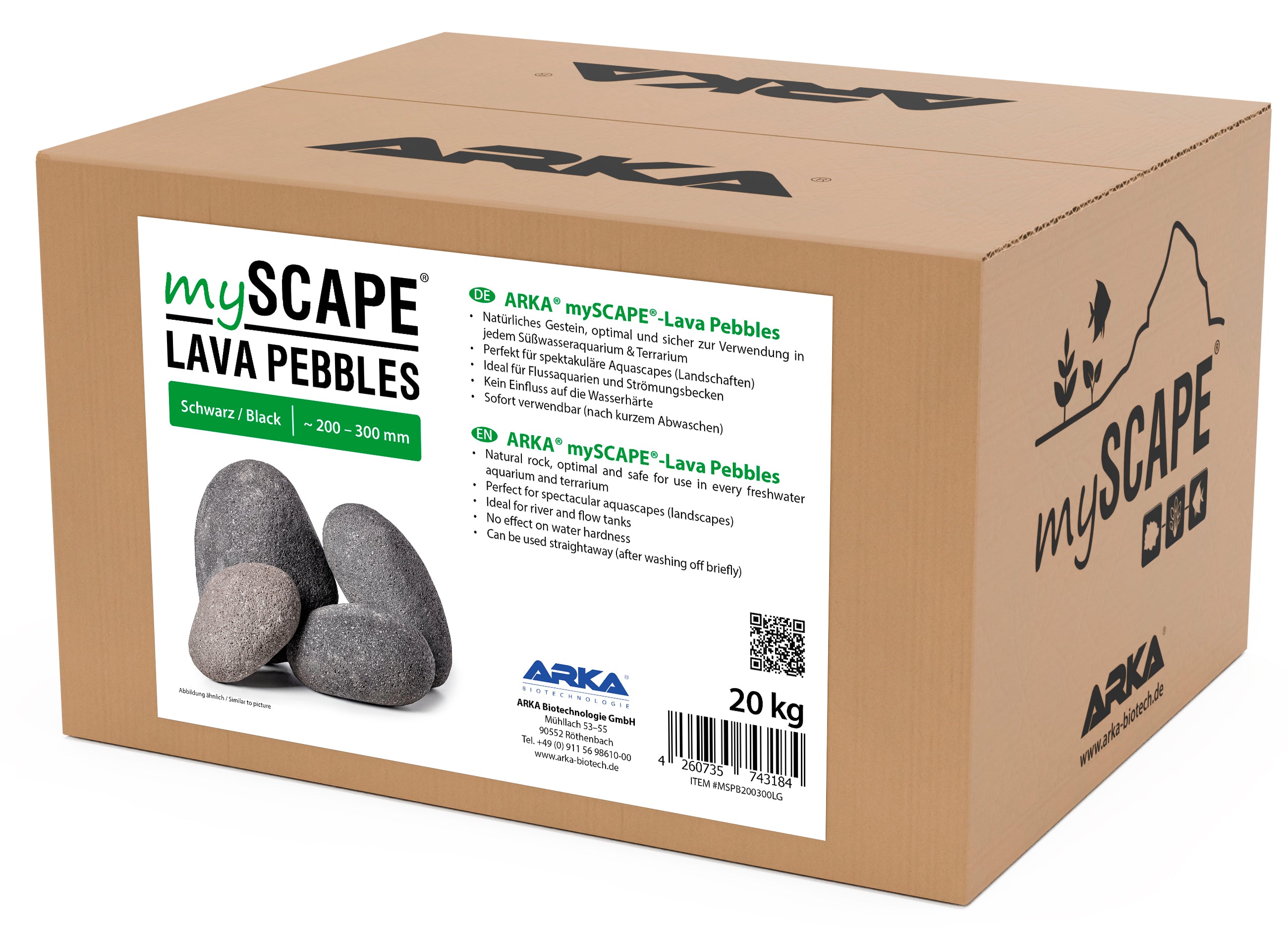 ARKA myScape-Rocks - Lava Pebbles stones