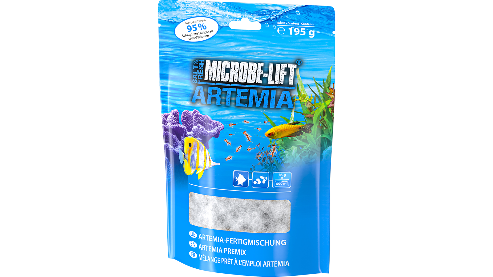 Microbe-Lift Artemia Fertigmischung für die Zucht von Lebendfutter
