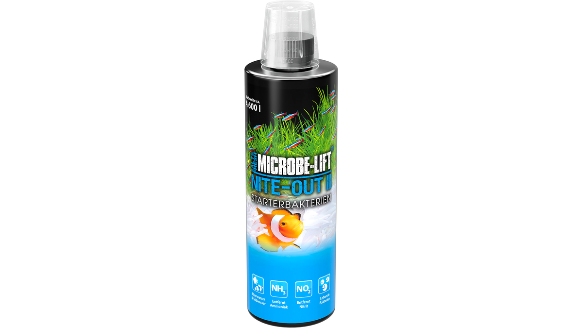 Schneller Einfahren von Aquarien mit Nite-Out II