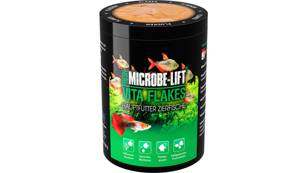 Microbe-Lift Vita Flakes Flockenfutter - Hauptfutter Zierfische