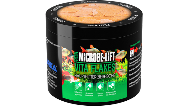 Microbe-Lift Vita Flakes Flockenfutter - Hauptfutter Zierfische