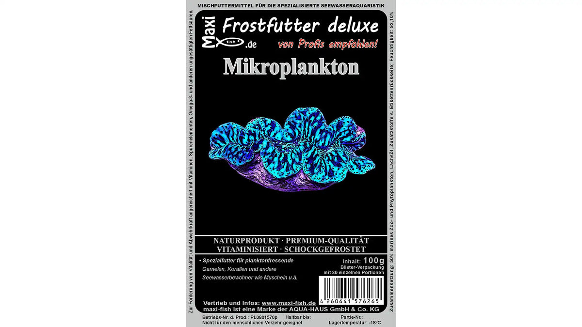 Mikroplankton - Frostfutter von maxi-fish