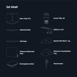 Nano Cube mit Chihiros C-Serie Beleuchtung
