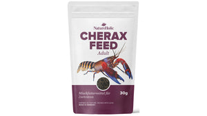NatureHolic Cheraxfeed Adult Krebsfutter 30 g als wasserstabile Sticks für ausgewachsene Cherax Flusskrebse aus Papua