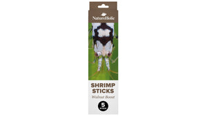 NatureHolic Garnelen Lollies Walnut Boost 5 Stück mit Walnusslaub als Shrimp Sticks zum Stecken in den Bodengrund
