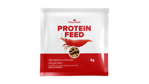 NatureHolic Proteinfeed Garnelenfutter Probepackung 3 g als proteinreiche Softpads für Garnelen, Krebse und Krabben