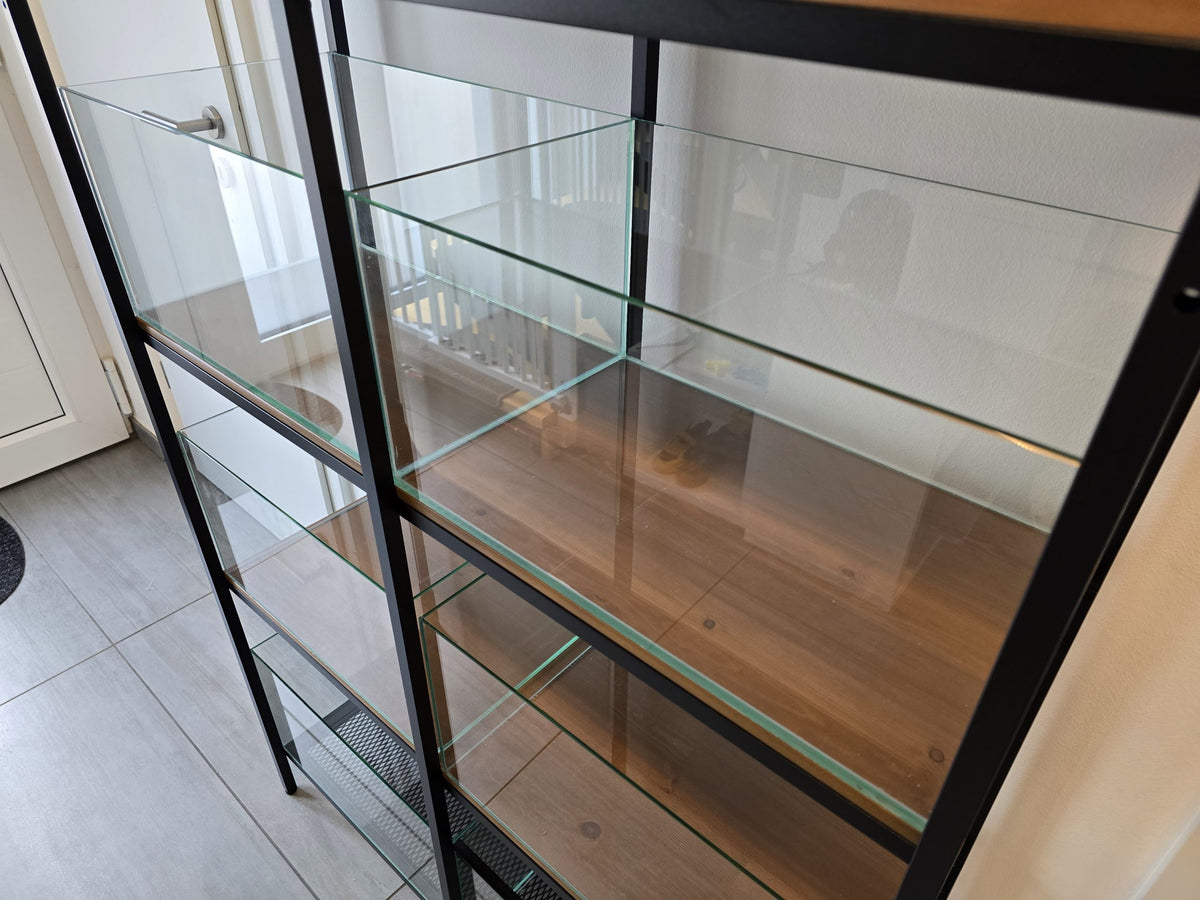 Robustes Aquarium 79L für IKEA Fjällbo mit eleganter Silikonverarbeitung
