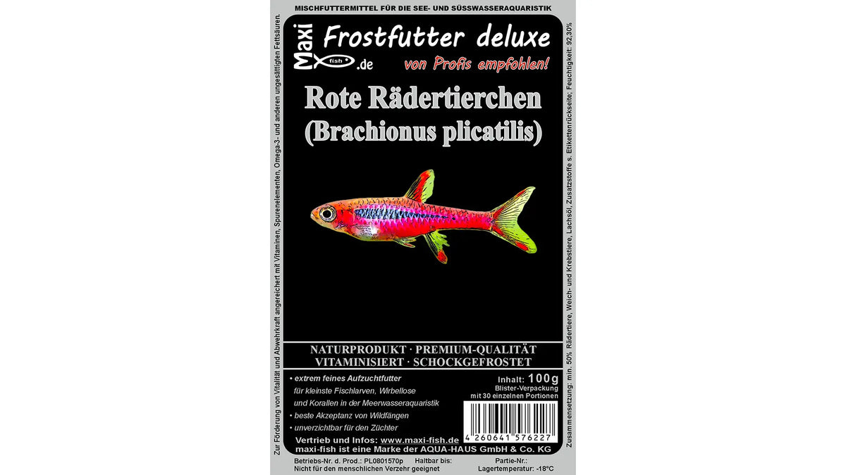 Rote Rädertierchen (Brachionus plicatilis) - Frostfutter von maxi-fish