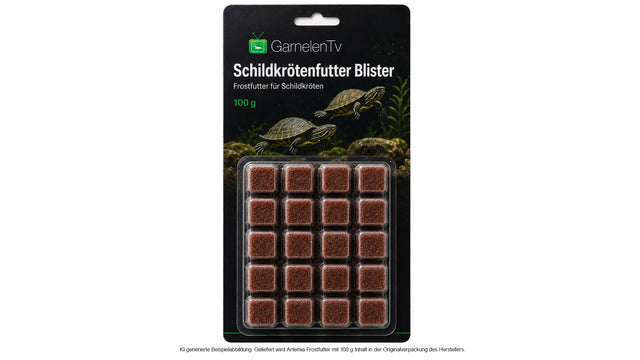 Schildkrötenfutter Blister 100 g Frostfutter