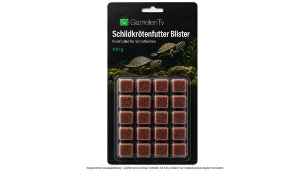 Schildkrötenfutter Blister 100 g Frostfutter