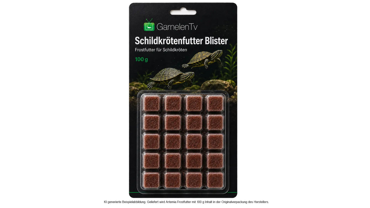 Schildkrötenfutter Blister 100 g Frostfutter