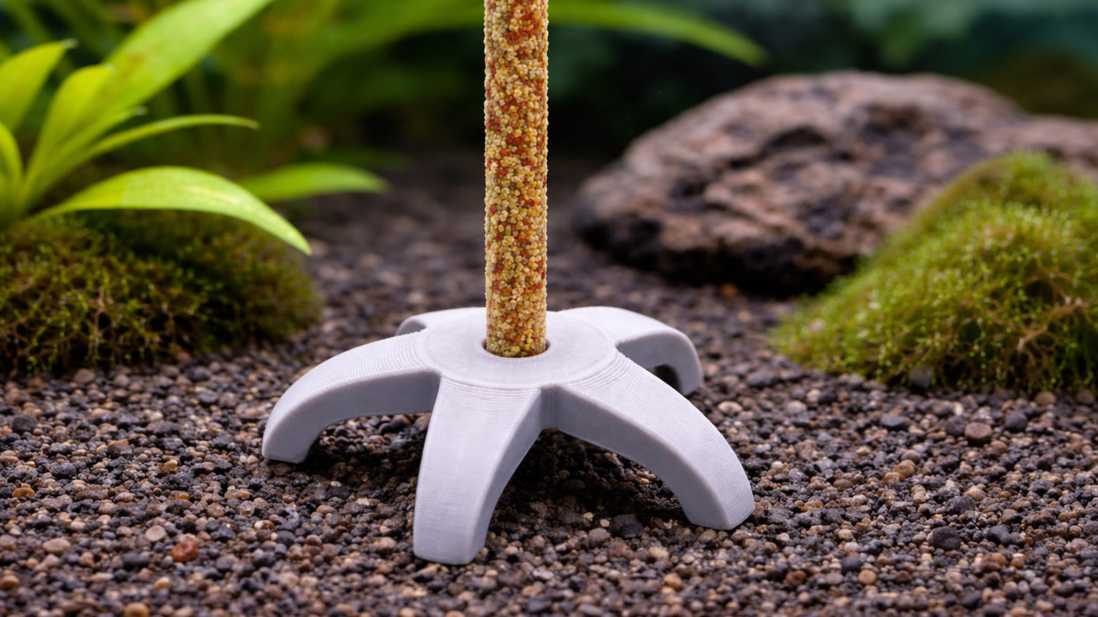 Shrimp Lollie Halter von oben