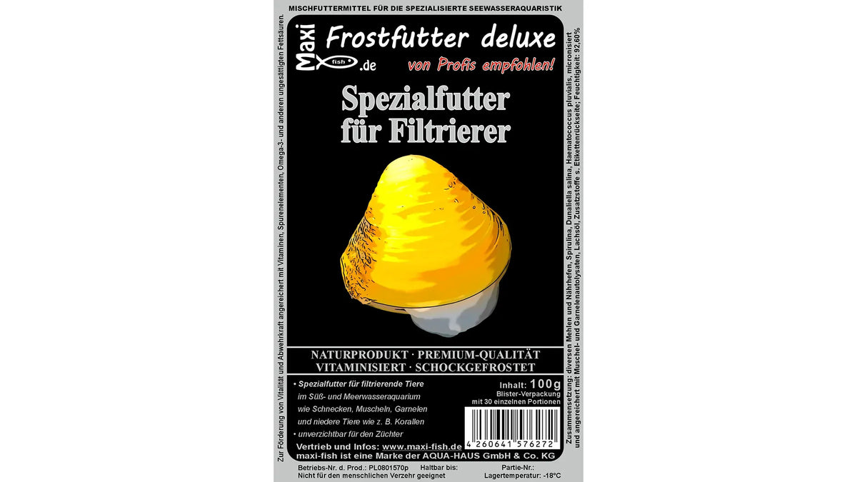 Spezialfutter für Filtrierer - Frostfutter - maxi-fish
