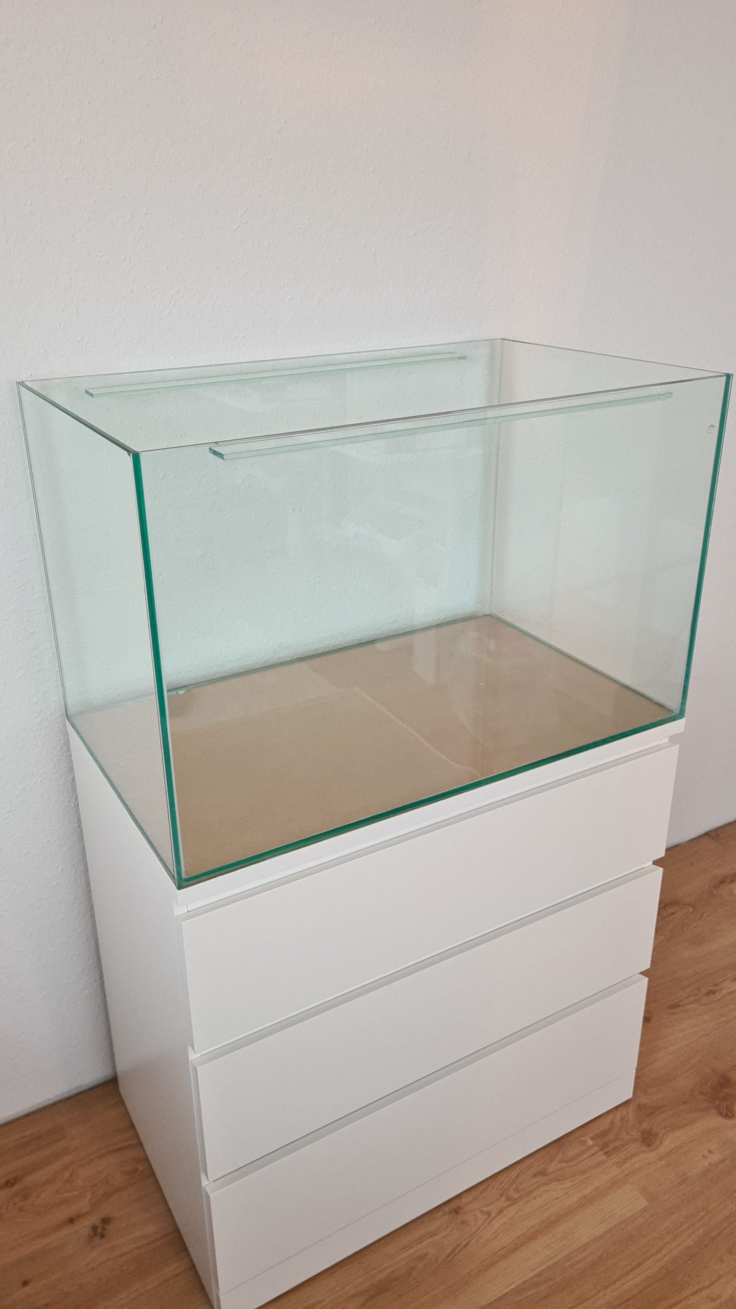 Stoßverklebt Aquarium 80x48x50cm für IKEA Malm Regal