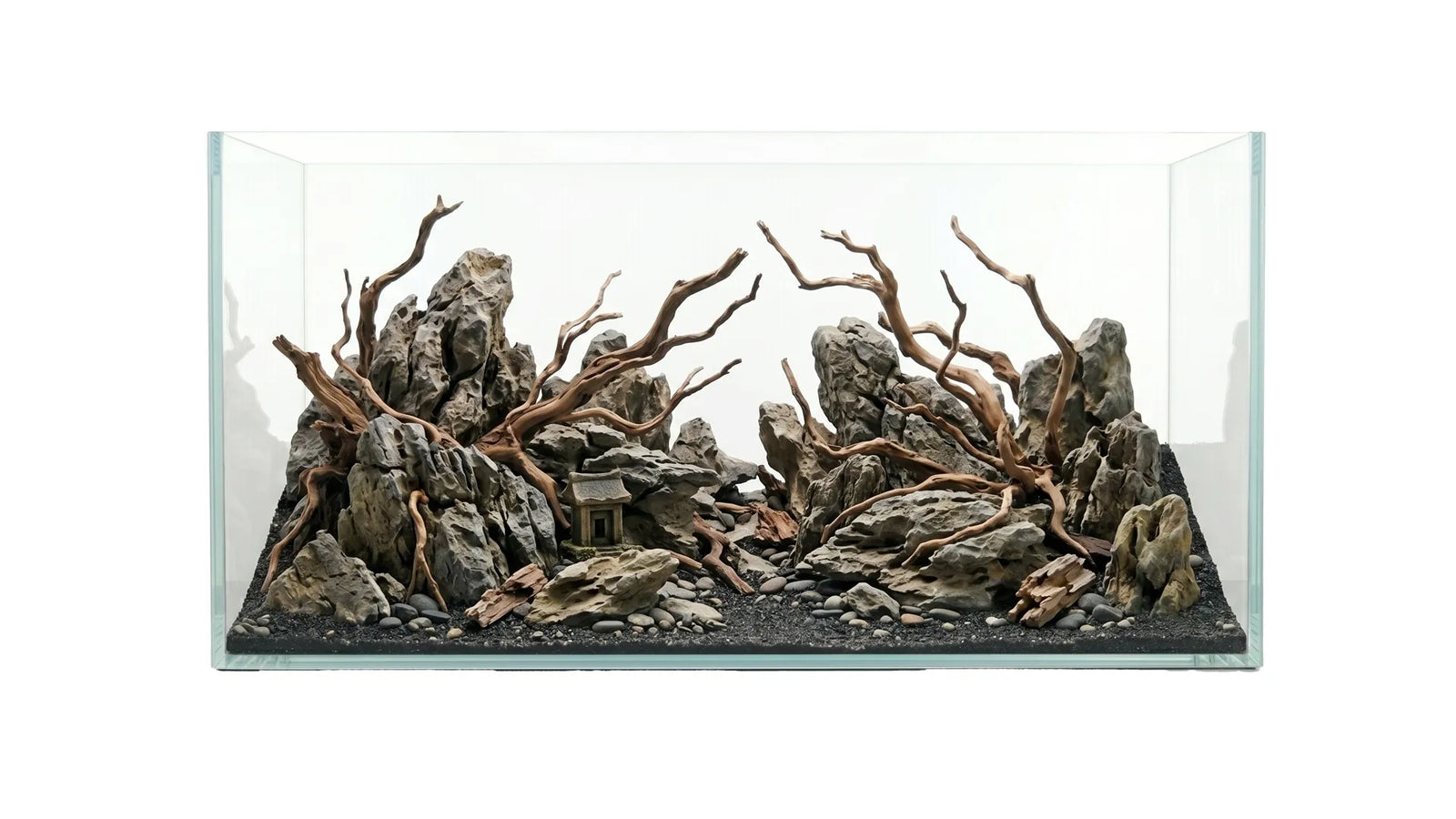 Weißglas-Aquarium 120x40x50cm (LxTxH) 240l
