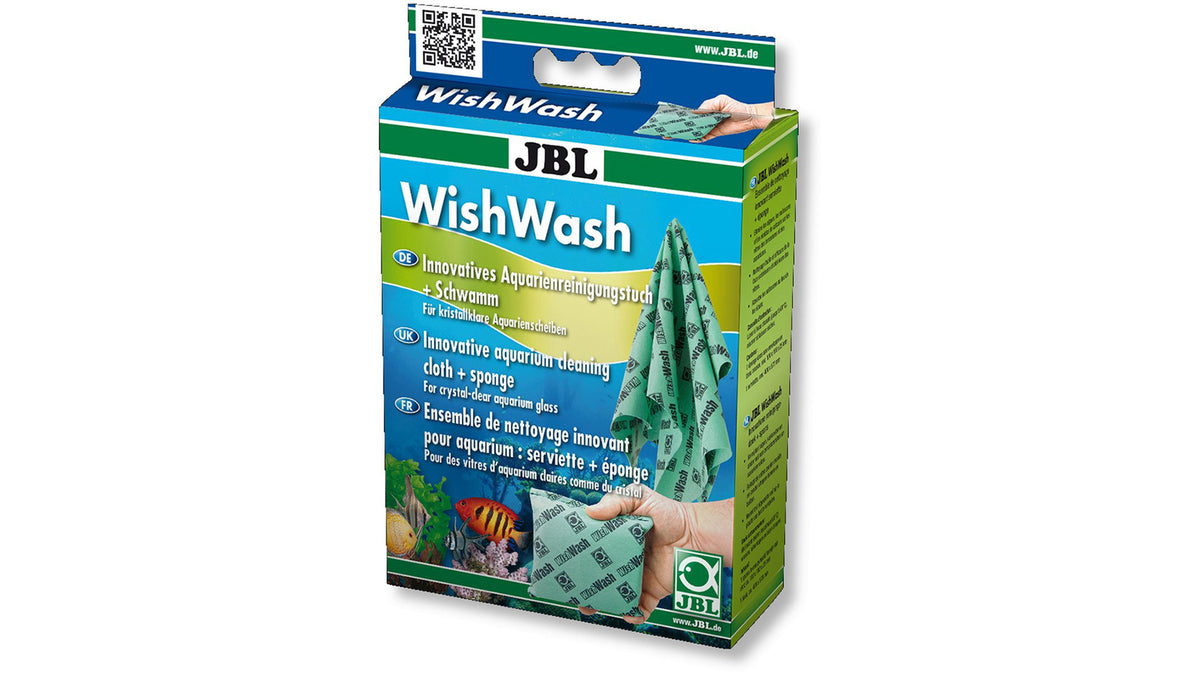JBL WishWash Reinigungstuch und Schwamm für Aquarien & Terrarien