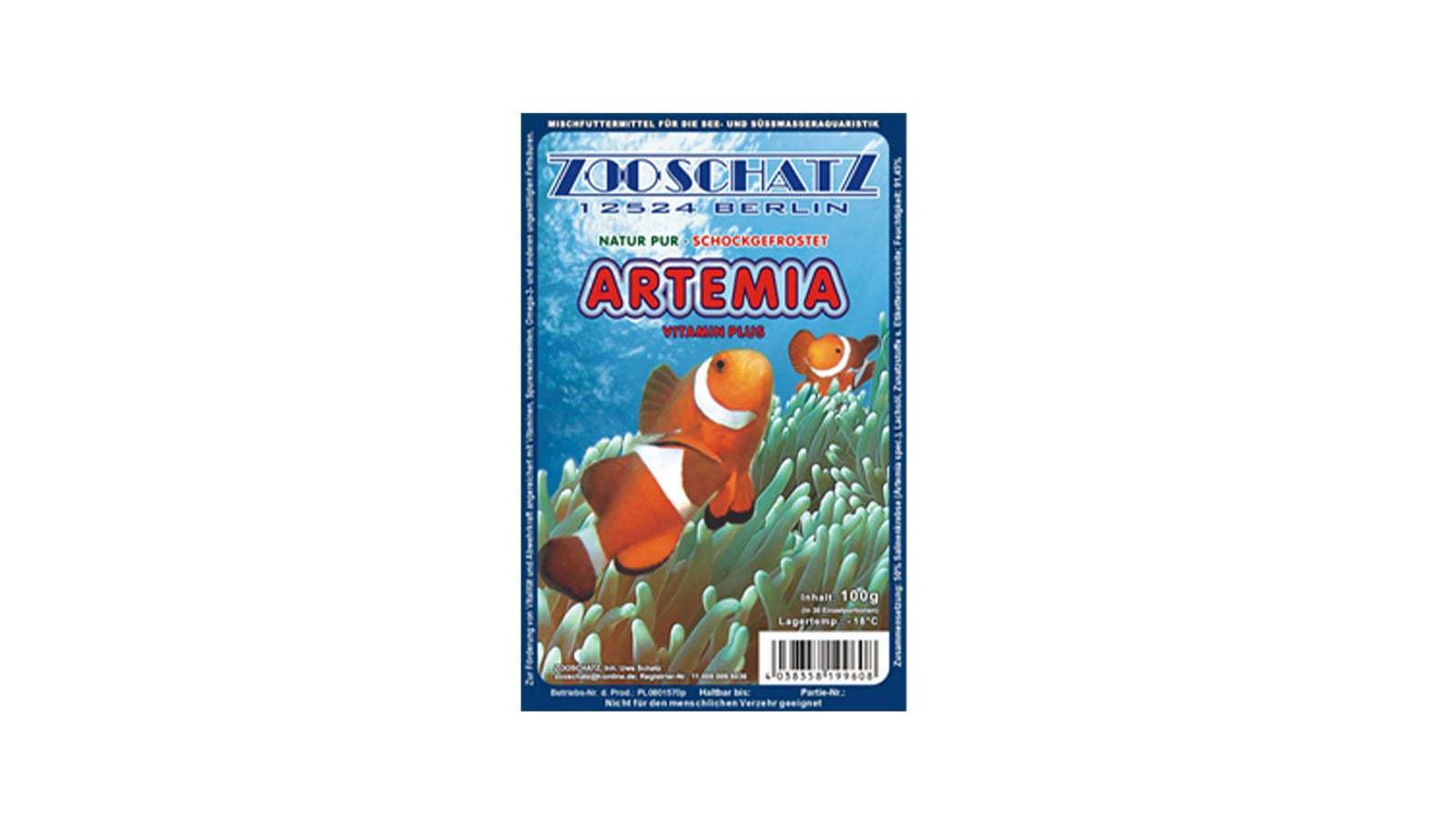Artemia Blister Frostfutter - 100g