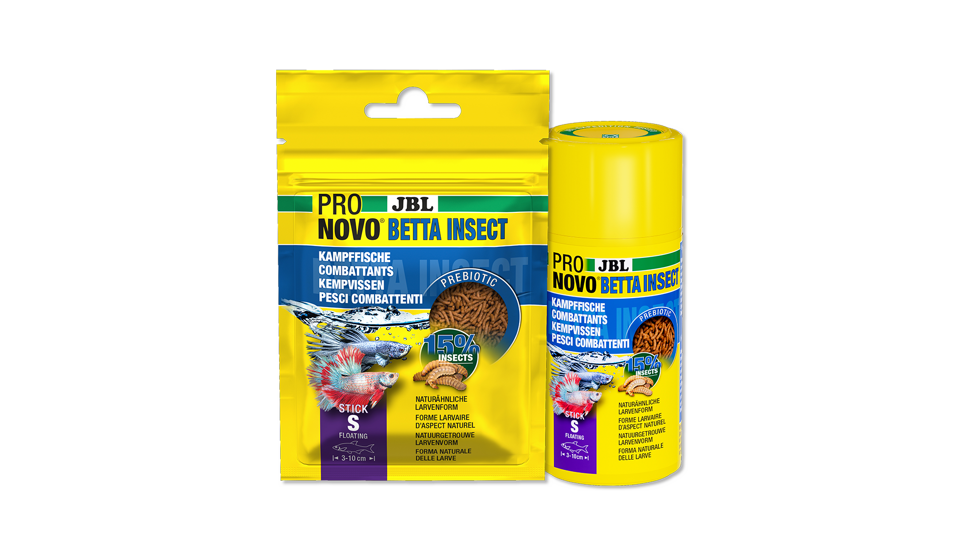 JBL PRONOVO Betta Insect Stick S - Kampffisch Futter