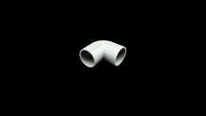 PVC-Winkel, 90° Winkel, Klebemuffe, Rohrverbindung, Aquaristik Zubehör, Rohrinstallation, PVC-Rohre, Aquaristik, Rohrsysteme, Grau, Langlebig