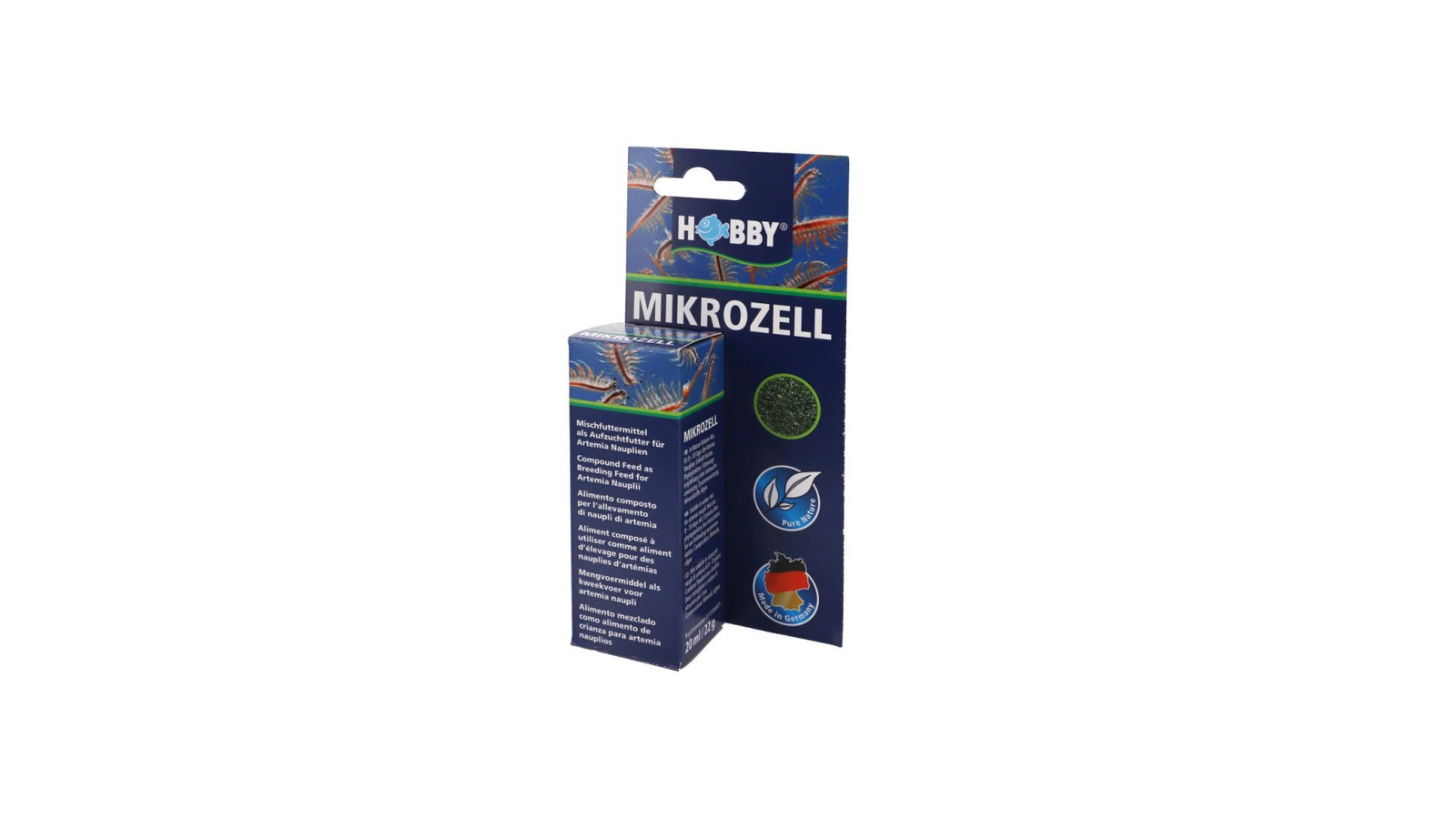 Hobby Mikrozell 20 ml - GarnelenTv-Shop

Hobby Mikrozell 20ml – Aufzuchtfutter für Artemia Nauplien
