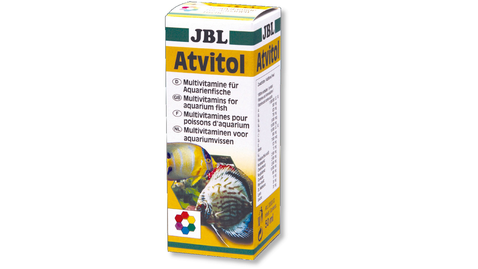 JBL Atvitol Multivitamin-Tropfen für Aquarienfische (50 ml)