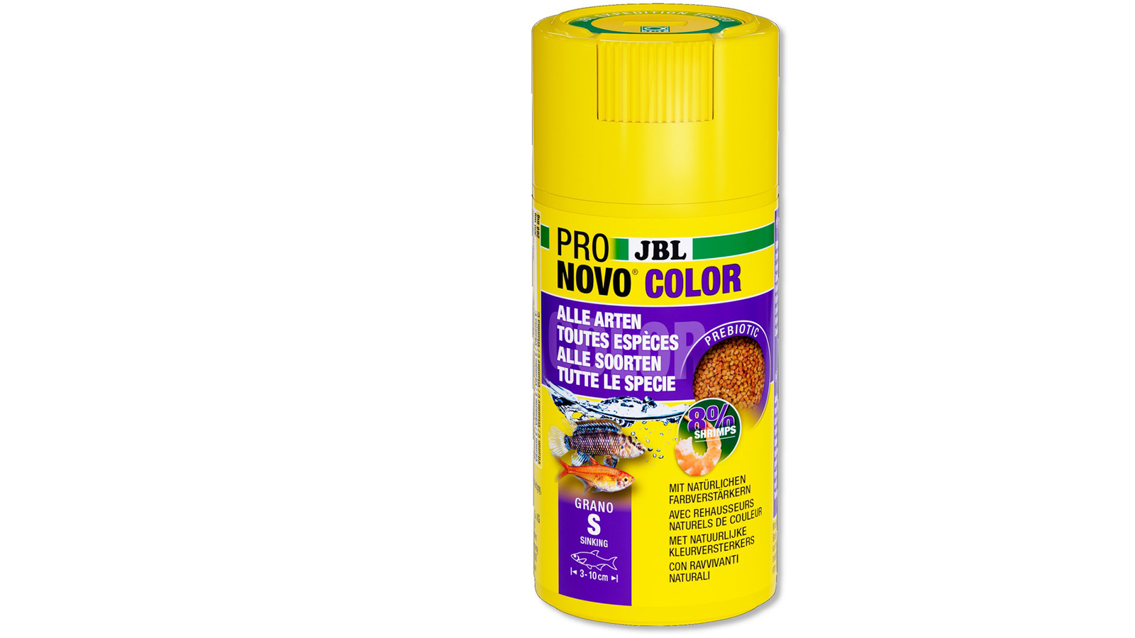 JBL PRONOVO COLOR GRANO – Farbfutter-Granulat für Aquarienfische