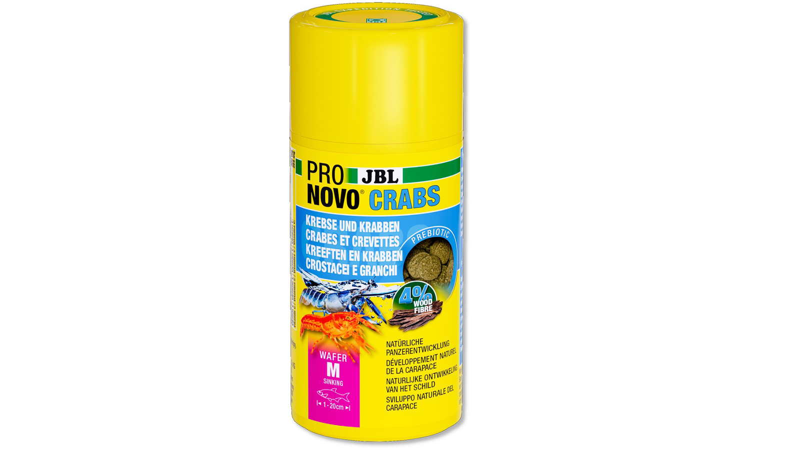 JBL PRONOVO CRABS WAFER – Hauptfutter für Krebse und Krabben