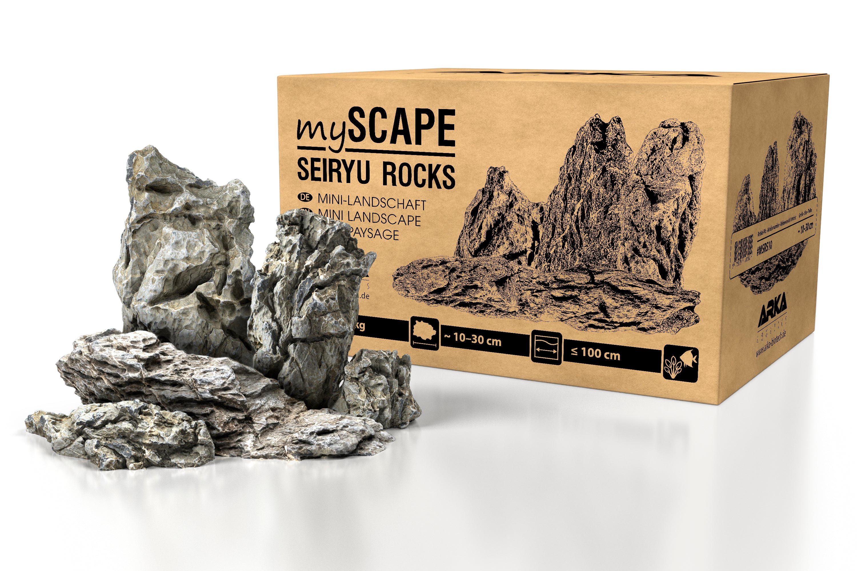 ARKA myScape-Rocks Seiryu Mini-Landschaft