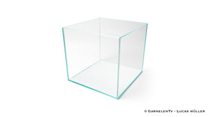 OptiWhite-Aquarium 20x20x20cm (LxTxH) 8l - GarnelenTv-Shop
8L Aquarium 20x20x20cm aus Weißglas mit Floatglas-Bodenscheibe
