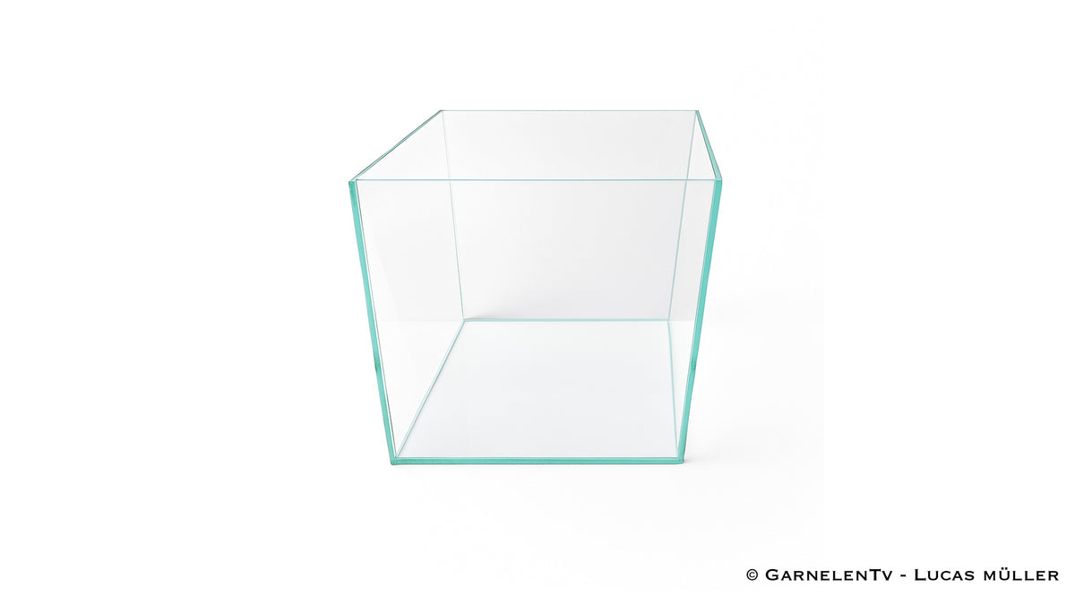 OptiWhite-Aquarium 20x20x20cm (LxTxH) 8l - GarnelenTv-Shop
Kompaktes 8L Aquarium 20x20x20cm mit Poolbeckenbauweise
