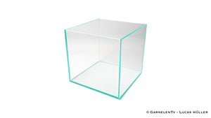 OptiWhite-Aquarium 20x20x20cm (LxTxH) 8l - GarnelenTv-Shop