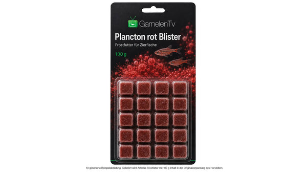 Plancton rot Blister 100 g - Frostfutter