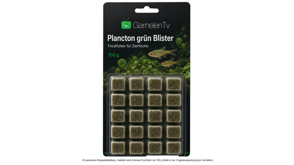 Plancton grün Blister 100 g - Frostfutter