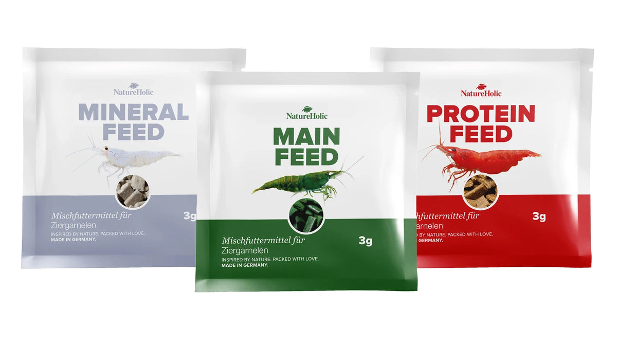 NatureHolic Garnelenfutter Probierpaket