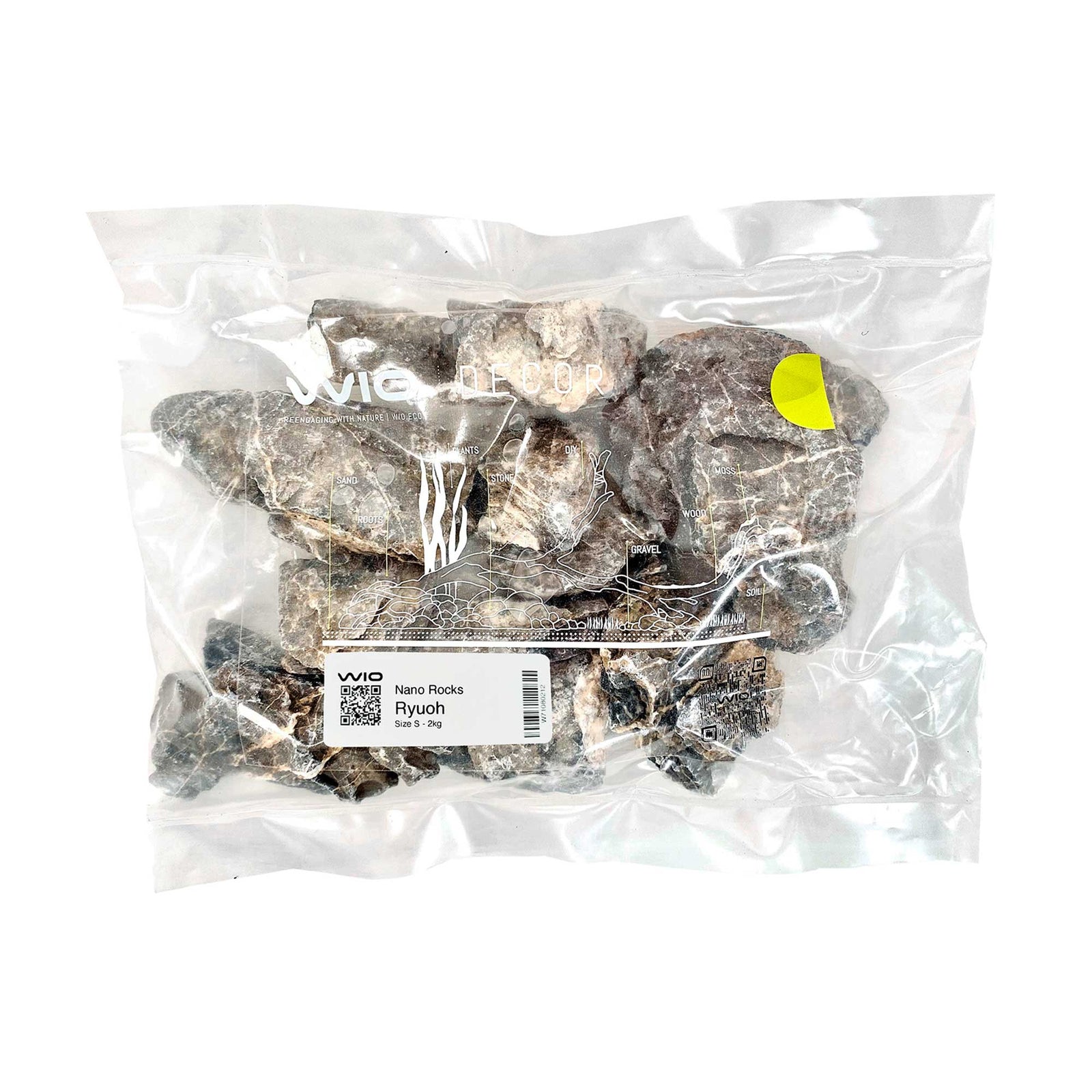 WIOdecor NanoRocks Ryuoh 2kg für Aquascaping