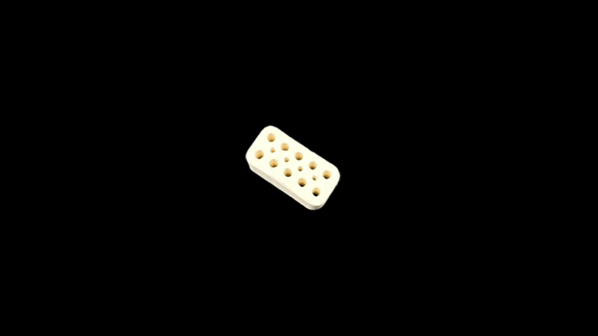 Limitierte Mini Ziegel in Weiß für Modellbau und Dekoration