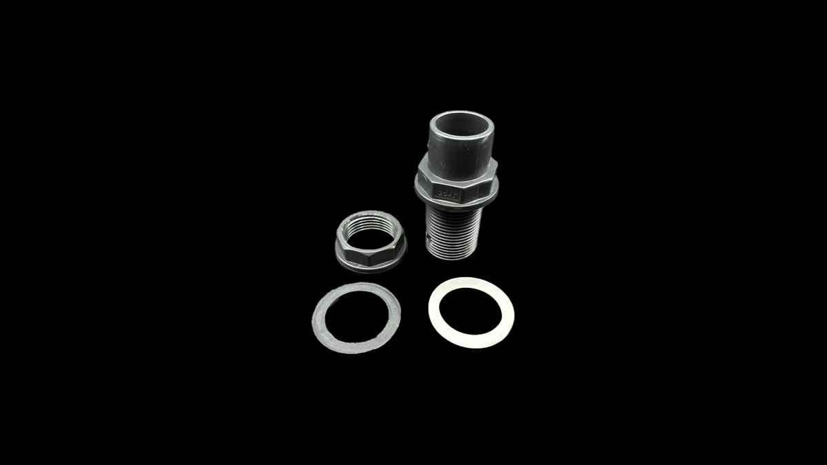 PVC 1&quot; Tankdurchführung für Wassertanks Aquaristik