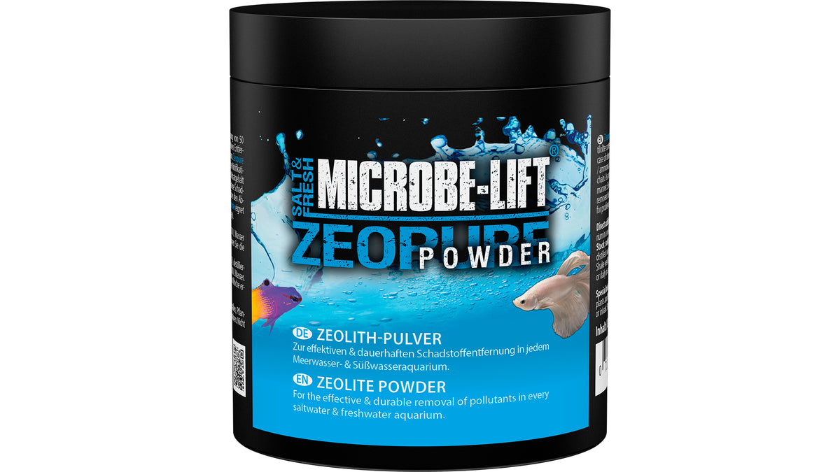Zeopure Powder zur Schadstoffentfernung in Aquarien