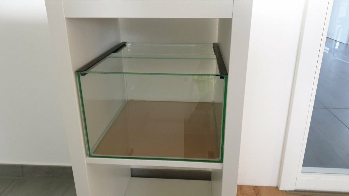 27l Kallax - Aquarium 33x38x22cm (LxTxH) für KALLAX-Regal - GarnelenTv-Shop