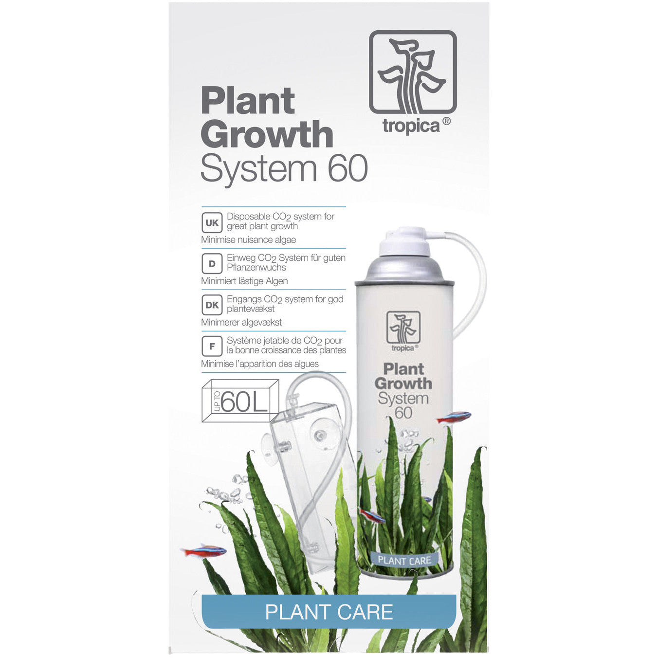 Tropica Einweg CO2 System 60