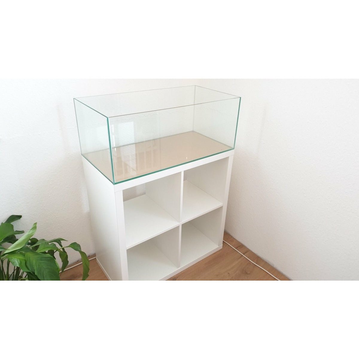 90l Kallax - Aquarium 76,5x39x30cm (LxTxH) für IKEA Kallax - GarnelenTv-Shop