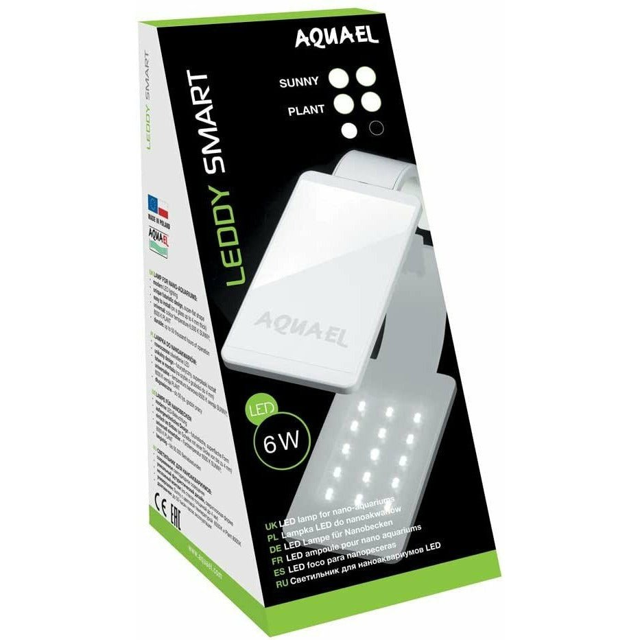 Aquael LEDDY SMART 2 Plant Deckenleuchte für Aquaristik WEIß 6 W 8000 ° K - GarnelenTv-Shop

Aquael LEDDY SMART 2 Plant White 6W Aquarium Light – 8000°K

