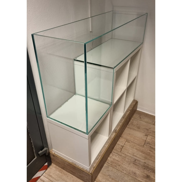 OptiWhite-Aquarium 117,5x39x65,5/30cm (LxTxH) DropOff 194l für IKEA Kallax - GarnelenTv-Shop
Aquarium für Garnelen & Fische – Strukturierter Lebensraum
